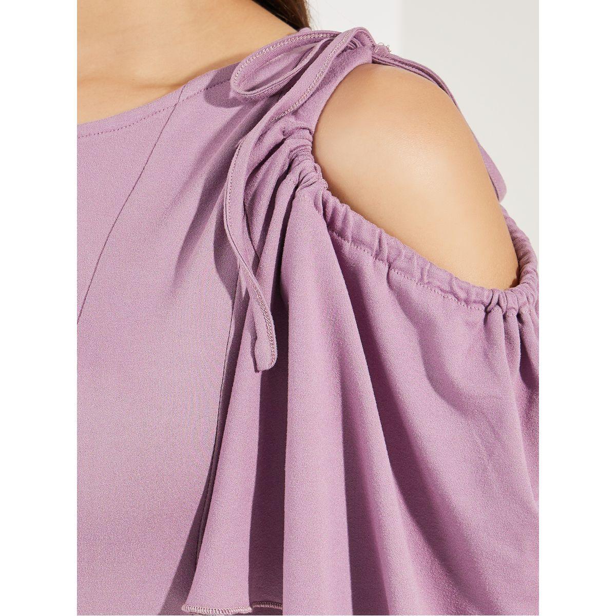 فستان ميدي مزين بكشكش مع اكتاف مكشوفة-women-clothing-dresses-image-4