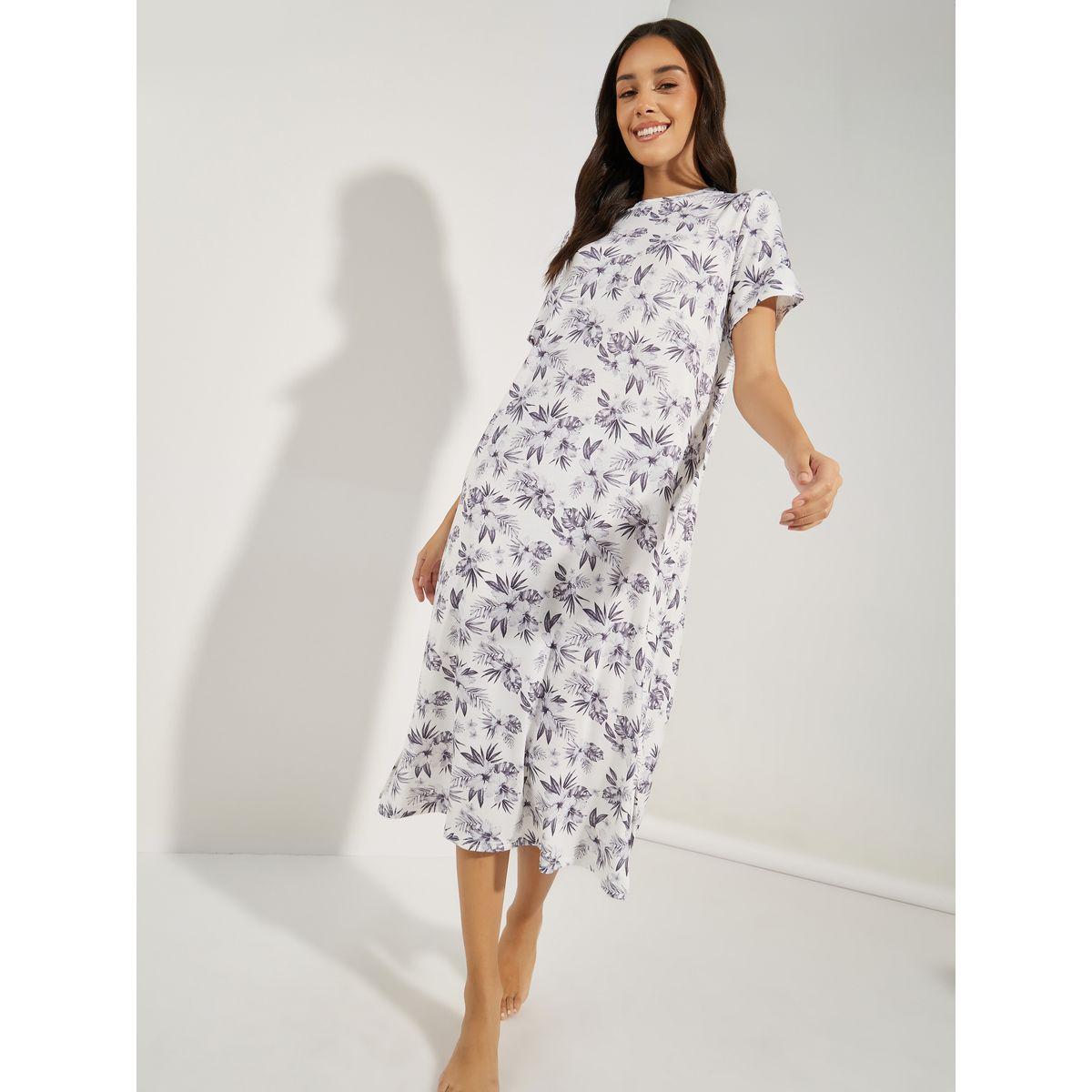 قميص نوم مطبع بالكامل بطبعة زهور-women-clothing-nightwear-nighties-image-1