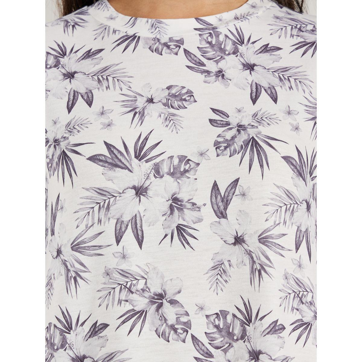 Styli Unwind AOP Mono Floral Sleep T-Shirt Dress-women-clothing-nightwear-nighties-image-3