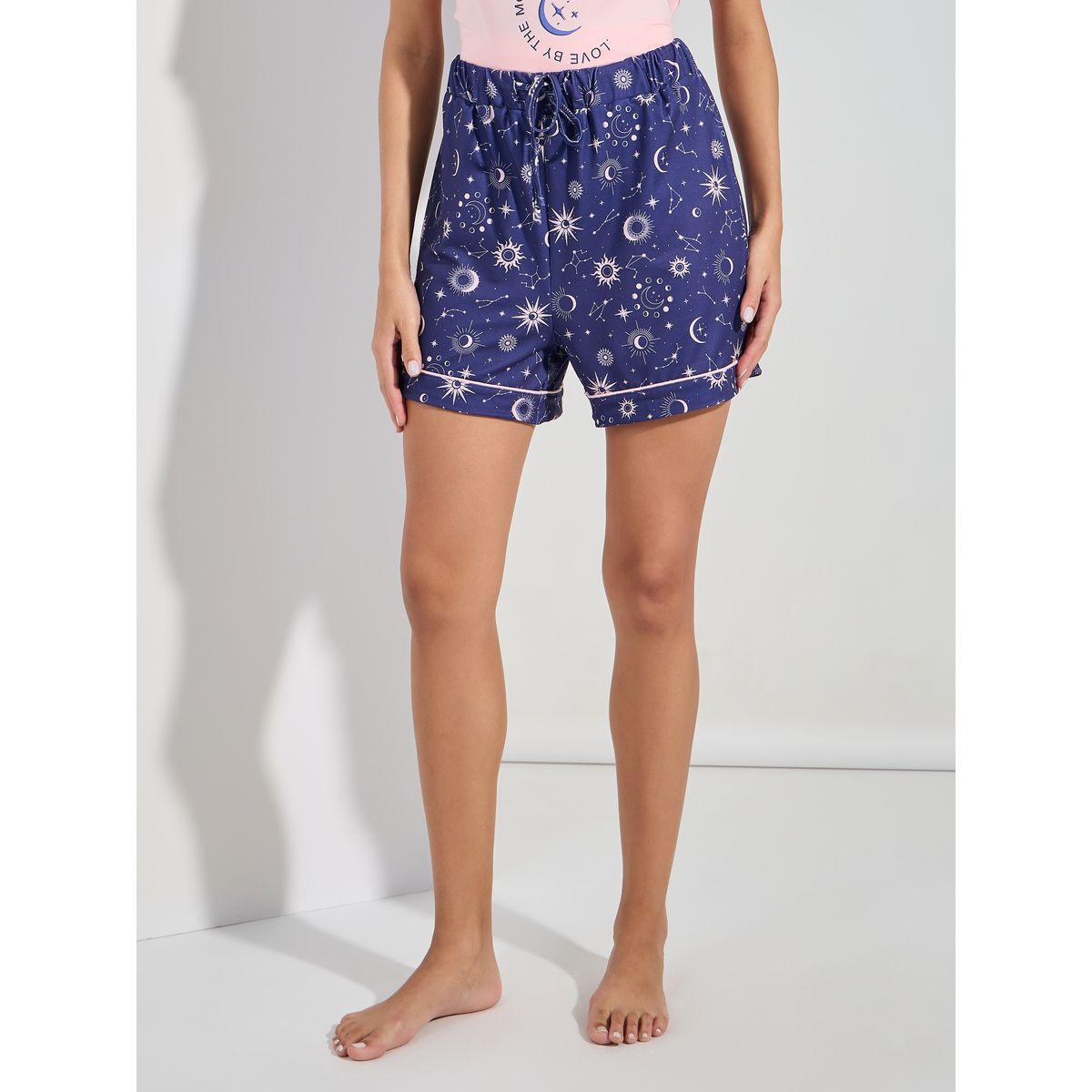 مجموعة من شورت وتيشيرت باكتاف منخفضة-women-clothing-nightwear-pyjamas-shortsets-image-4