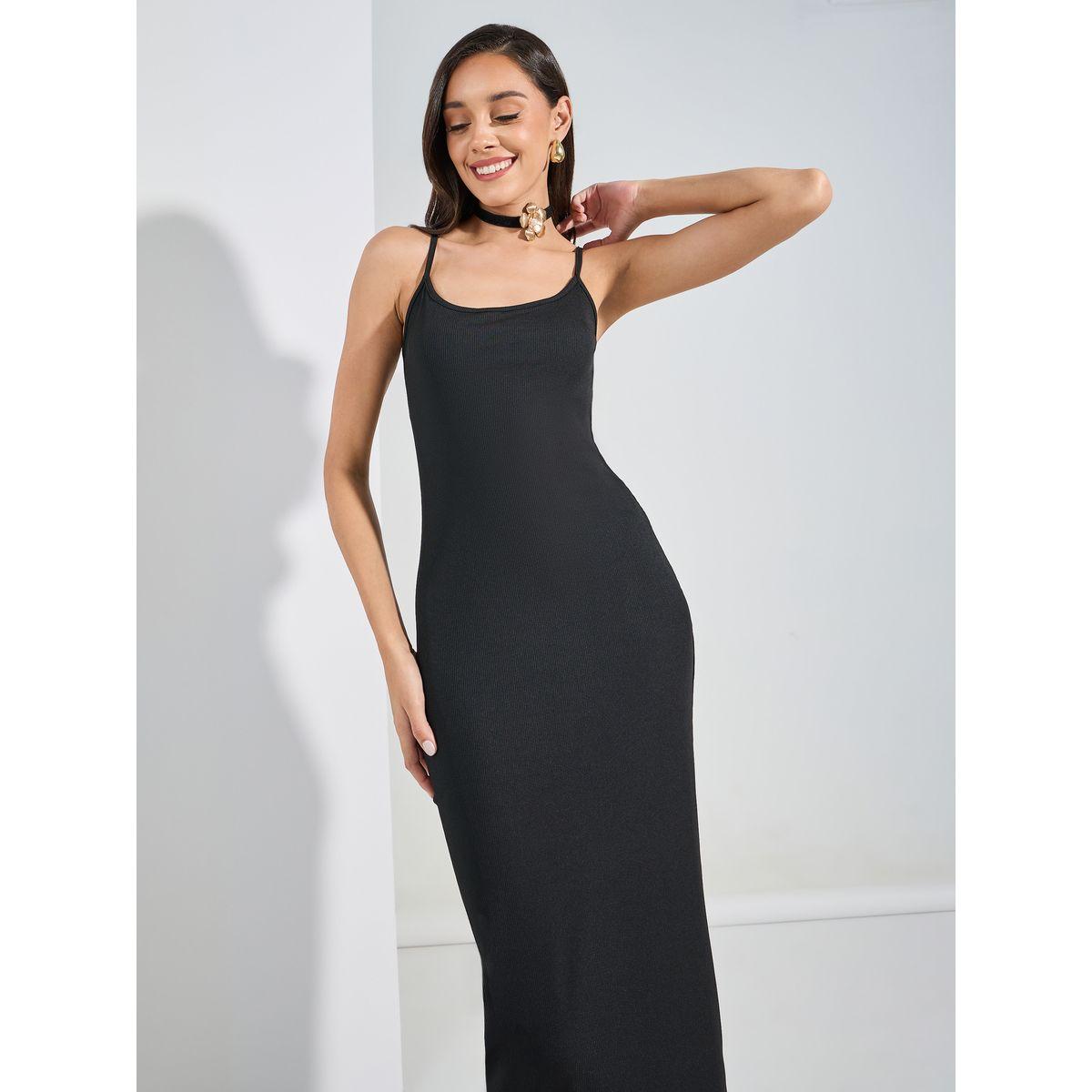 Styli Tie-Up Back Ribbed Bodycon Maxi Dress-women-clothing-dresses-image-2