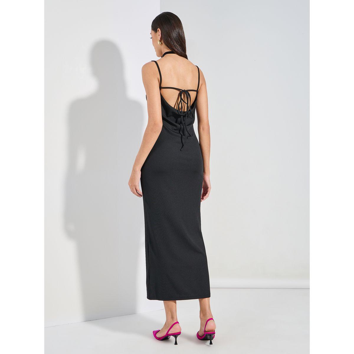 Styli Tie-Up Back Ribbed Bodycon Maxi Dress-women-clothing-dresses-image-4