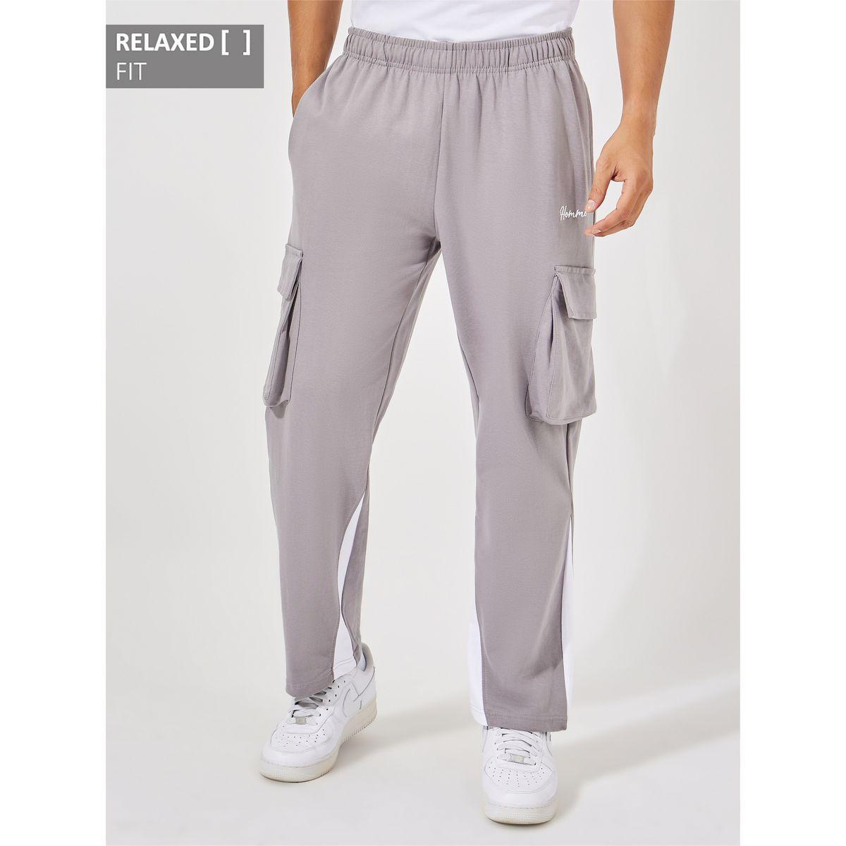 Styli Relaxed Fit Open Hem Cargo Joggers-men-clothing-bottoms-joggers-image-1