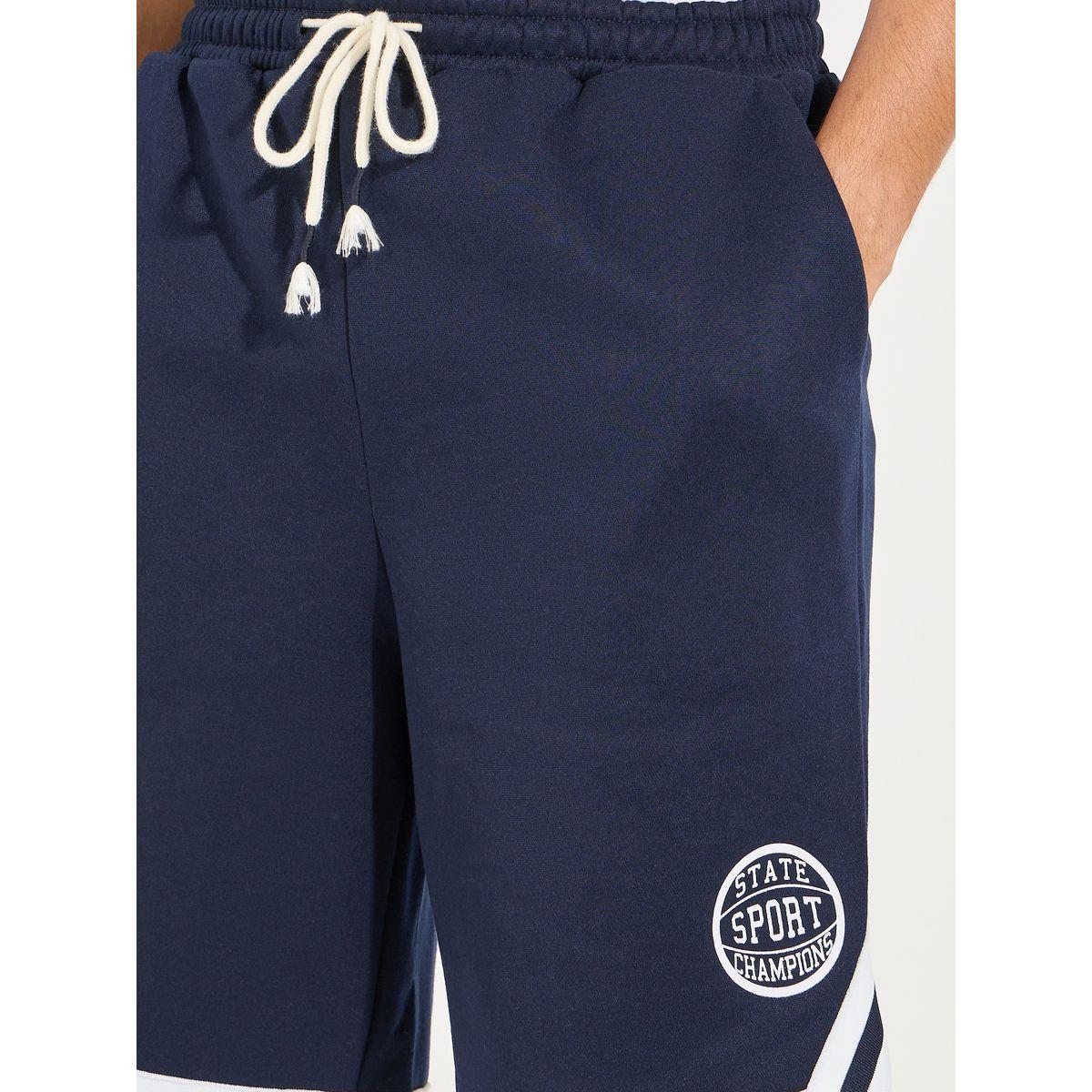 شورت محبوك بحواف مخططة مع اربطة-men-clothing-bottoms-shorts-image-3