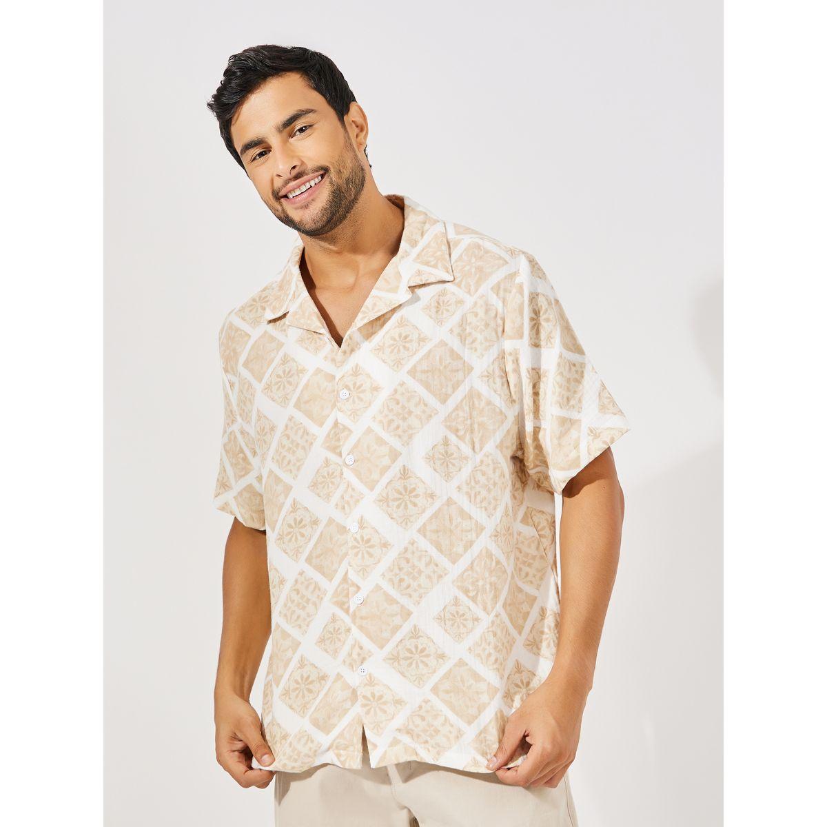 Styli AOP Double Cloth Resort Collar Relaxed Fit Shirt-men-clothing-shirts-image-1