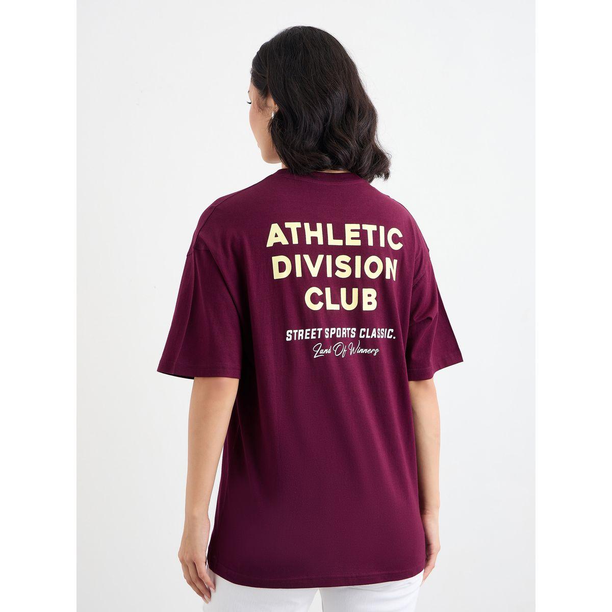 تيشيرت فضفاض بطبعة كتابة-women-clothing-tshirts-image-4