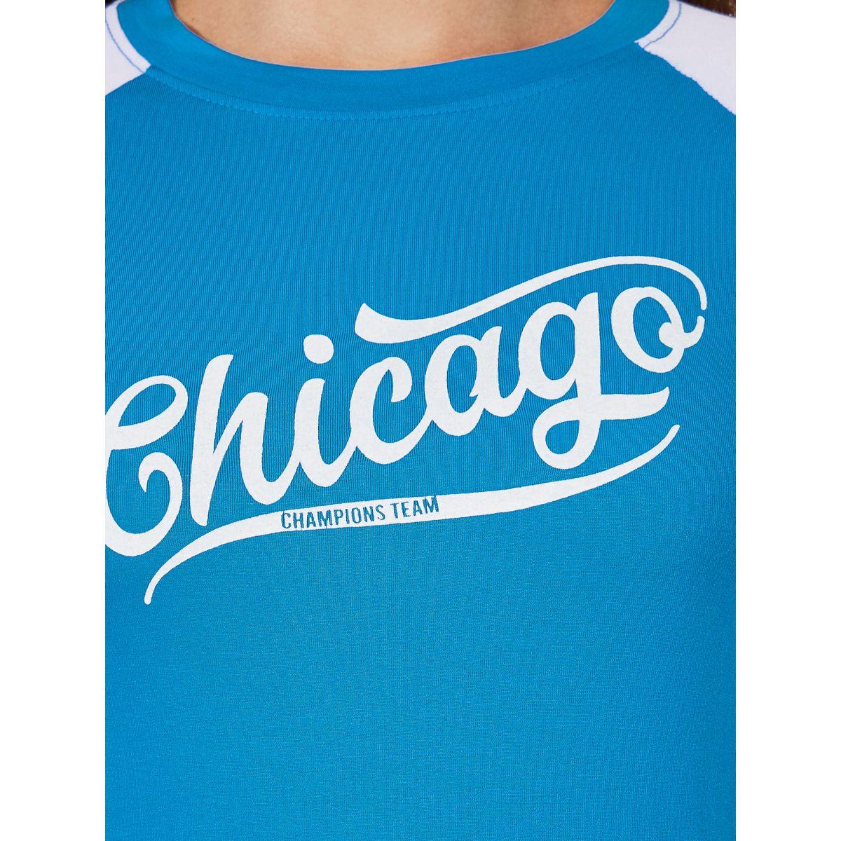 تيشيرت بنمط كتل الالوان وأكمام ريجلان-women-clothing-tshirts-image-3