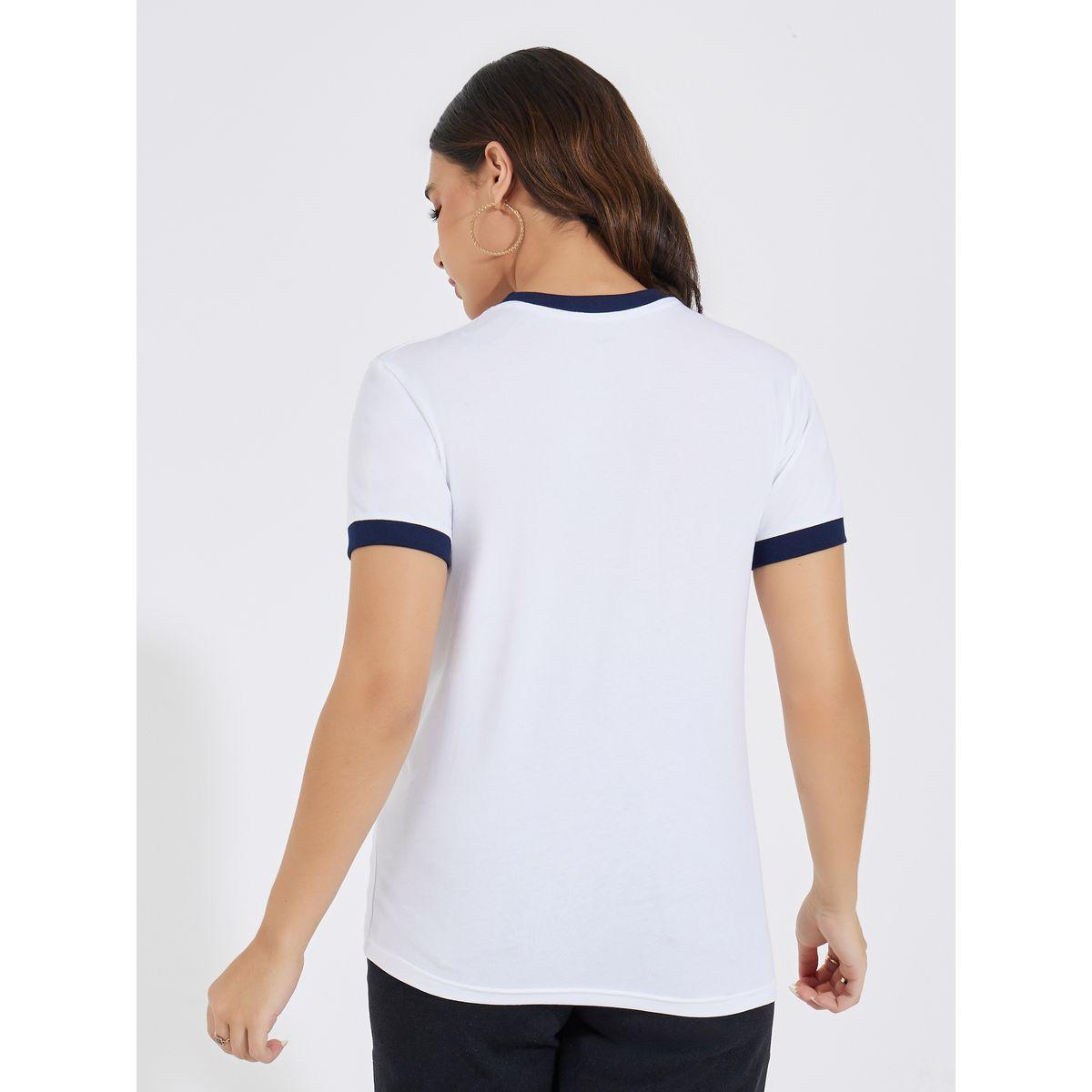 Styli Cotton Stretch Regular Fit Embroidery Detail T-Shirt-women-clothing-tshirts-image-5