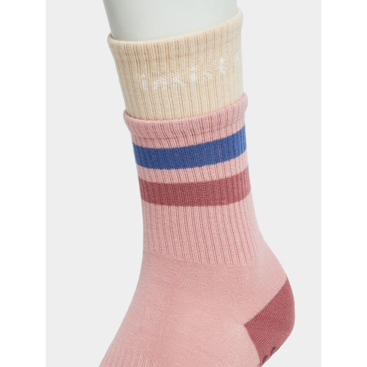 جوارب يوجا مزينة بخطوط مع ضمادات سيليكون-women-socksandstockings-image-2