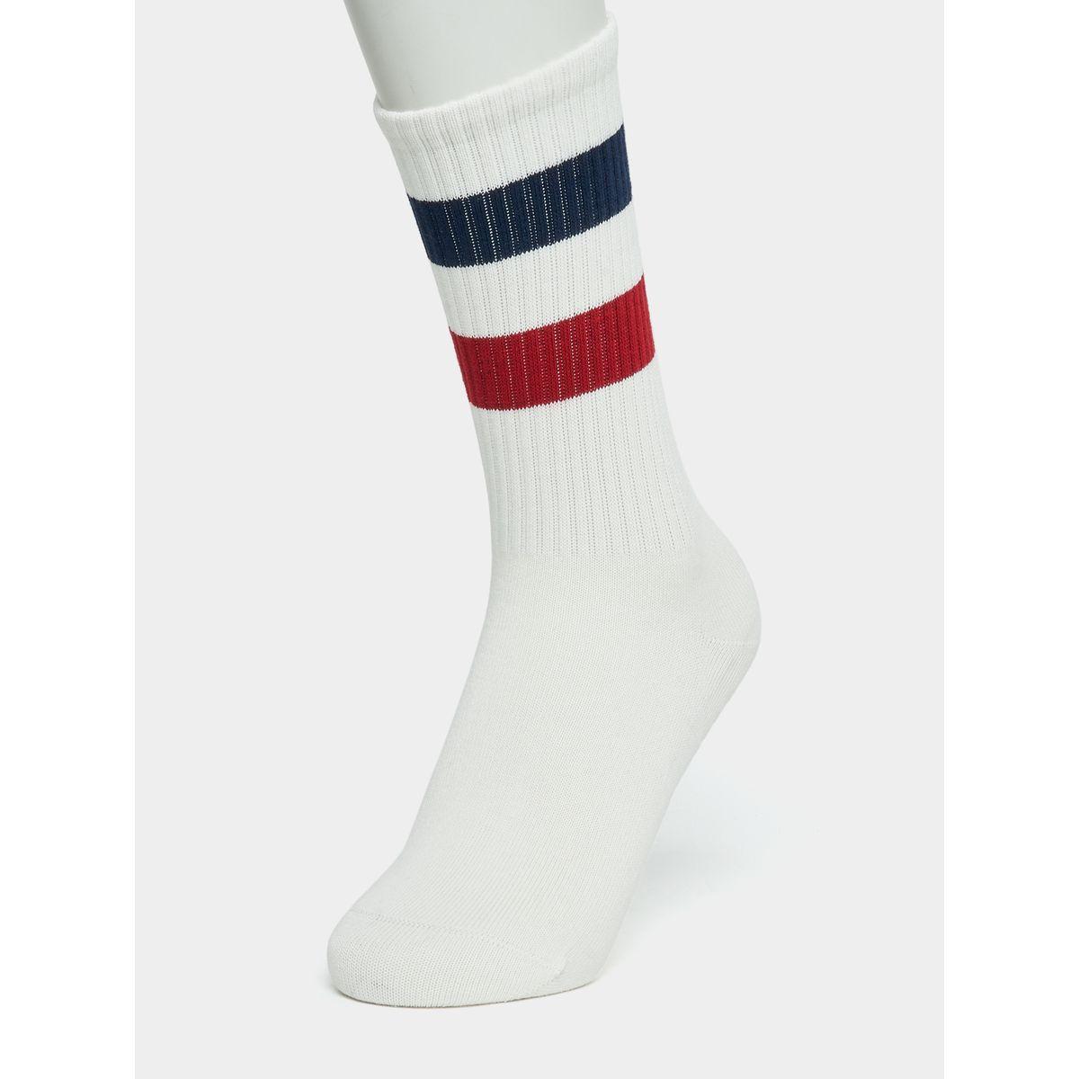 Styli Active Striped Detail Silicone Pad Base Yoga Socks-women-socksandstockings-image-1