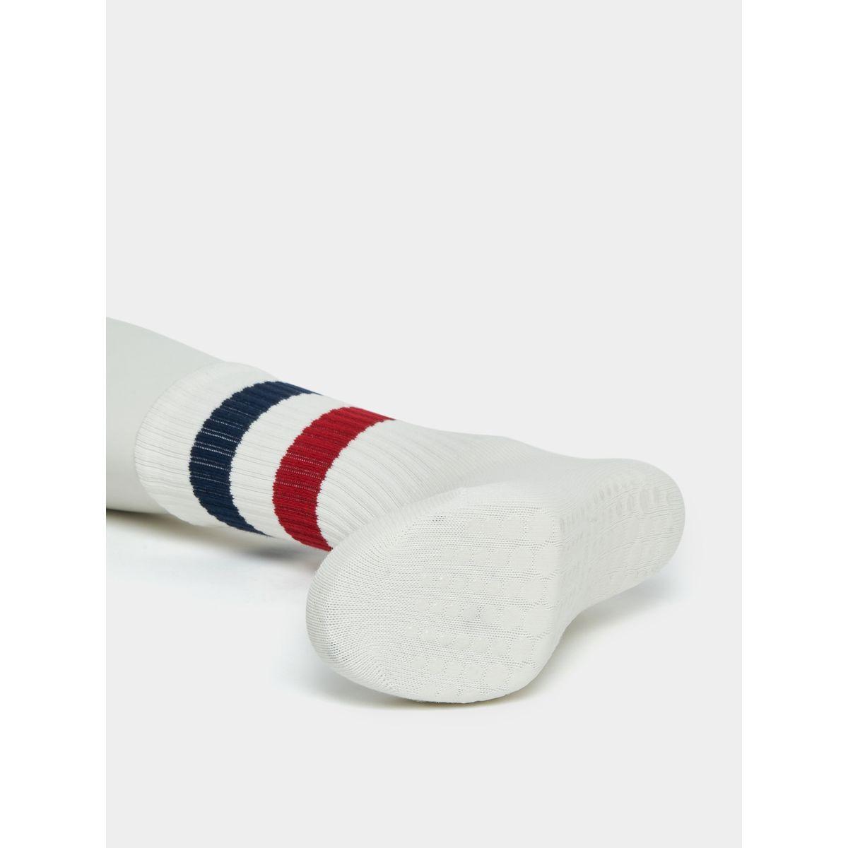 Styli Active Striped Detail Silicone Pad Base Yoga Socks-women-socksandstockings-image-3