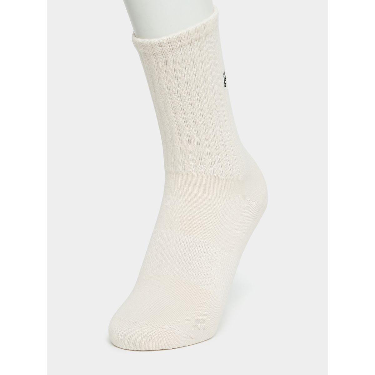Styli Active Text Silicon Pad Base Crew Yoga Socks-sports-gear-gym-image-1