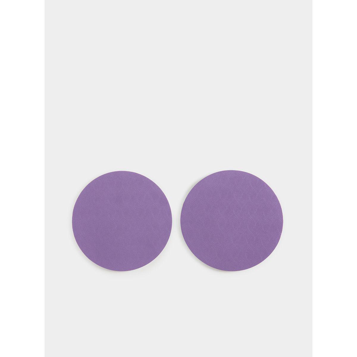 Styli Active Textured Round Elbow Yoga Pads, 18x0.7cm-sports-gear-gym-image-5