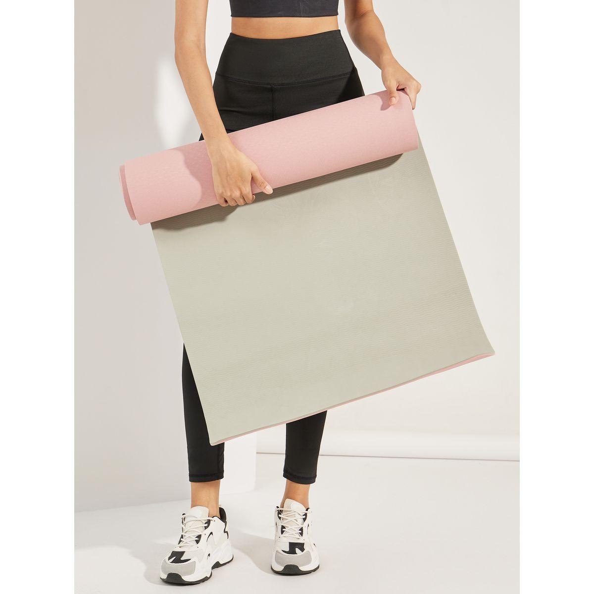Styli Active 2-Way Usable Textured Yoga Mat with Carry On Strap-sports-gear-gym-image-3