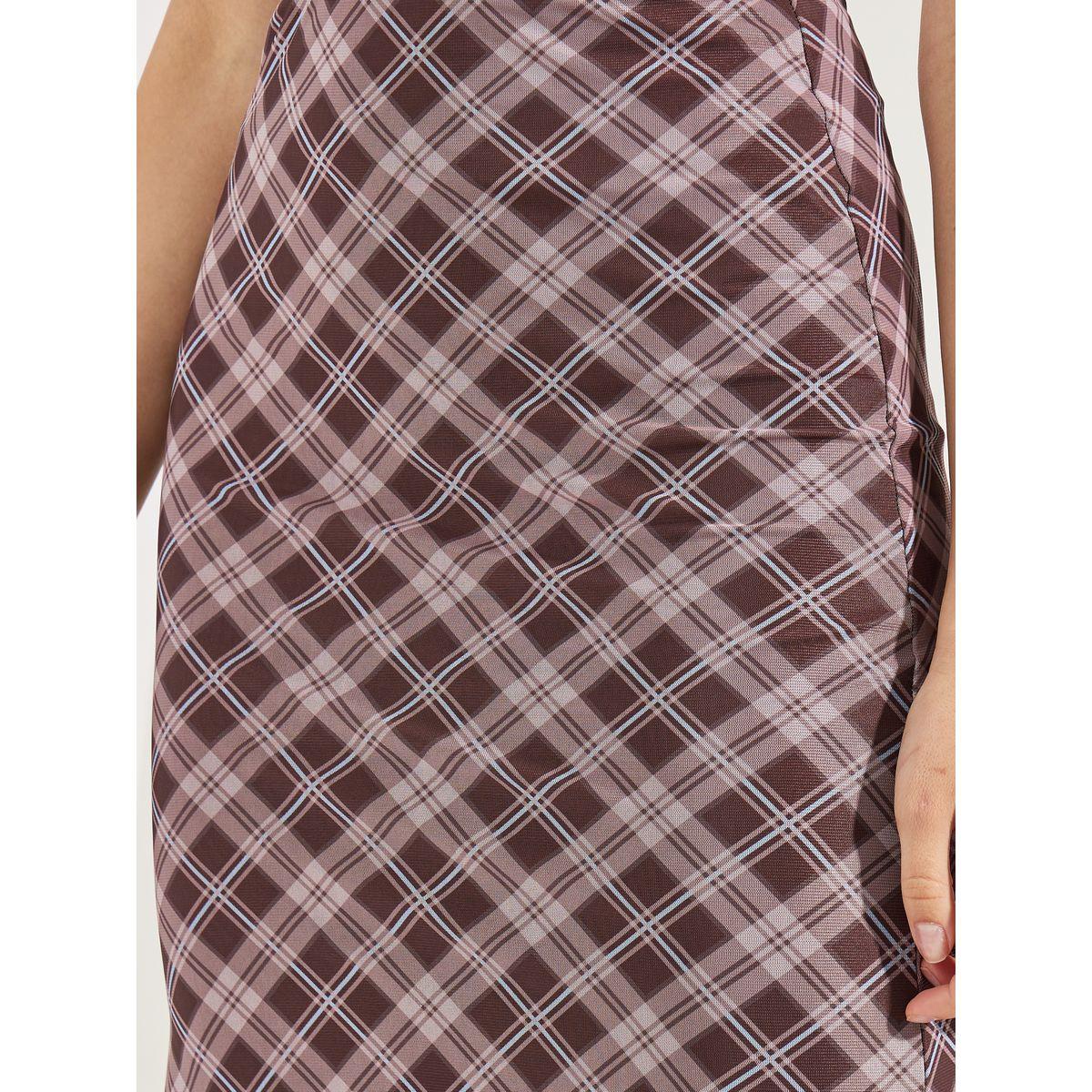 Styli Plaid Check Midi Skirt with Side Slit-women-clothing-bottoms-skirts-image-3
