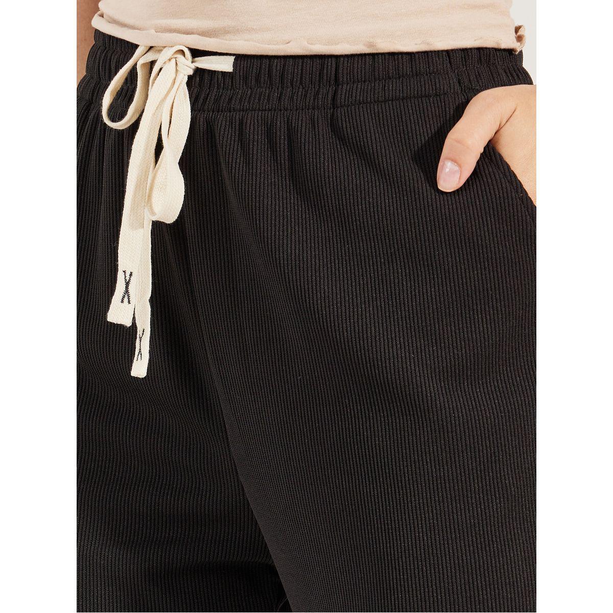 بنطال مضلع بارجل مستقيمة واربطة-women-clothing-bottoms-trousers-image-3