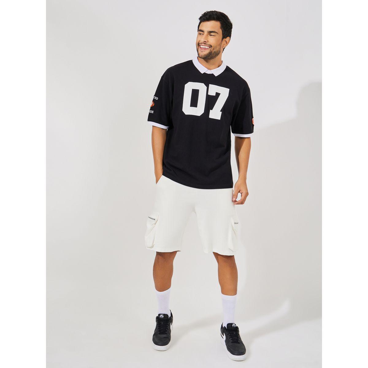 تيشيرت فضفاض بياقة بولو وتفاصيل مُطرّزة-men-clothing-tshirtsandpolos-polos-image-2