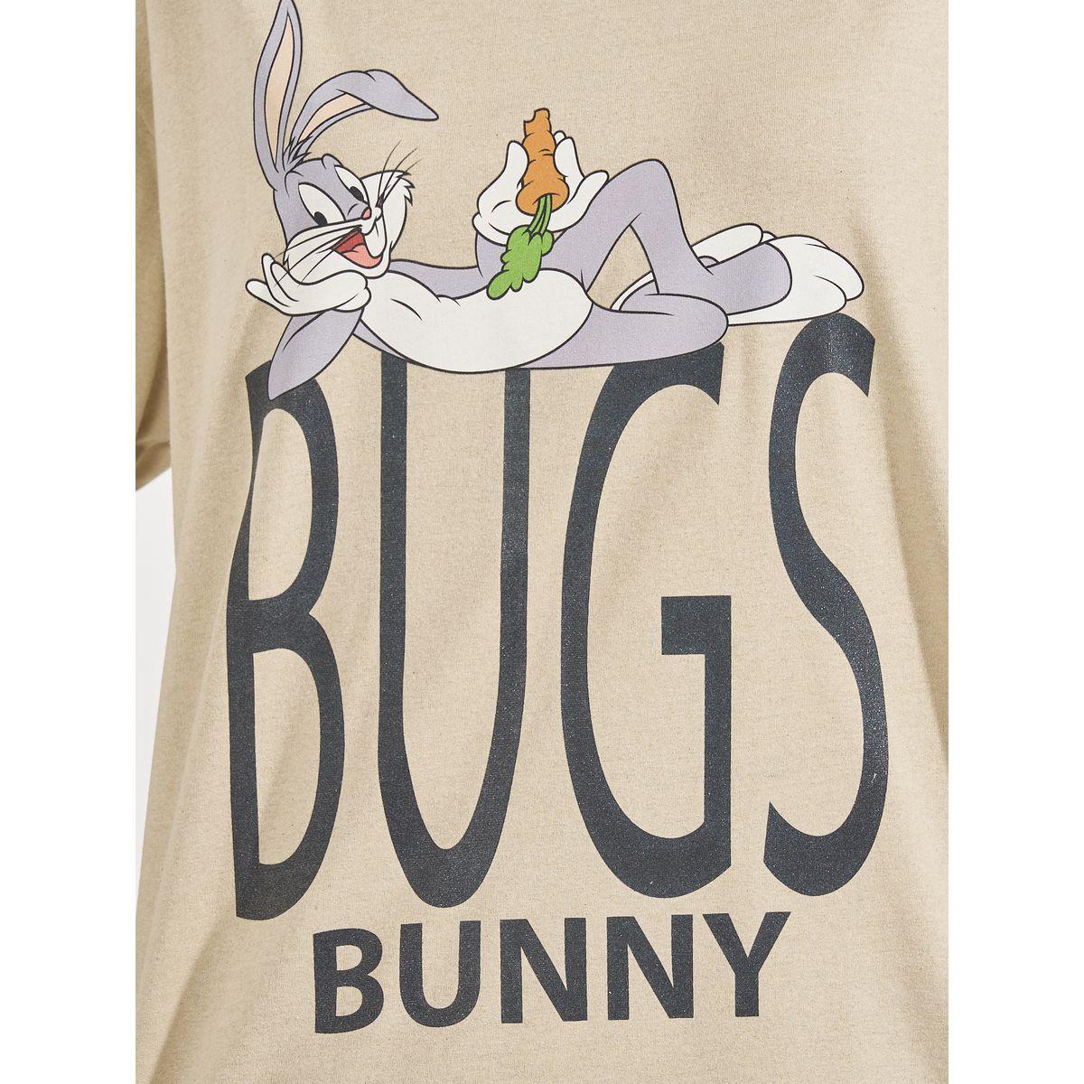 Styli Bugs Bunny Graphic Print Oversized T-Shirt-women-clothing-tshirts-image-3