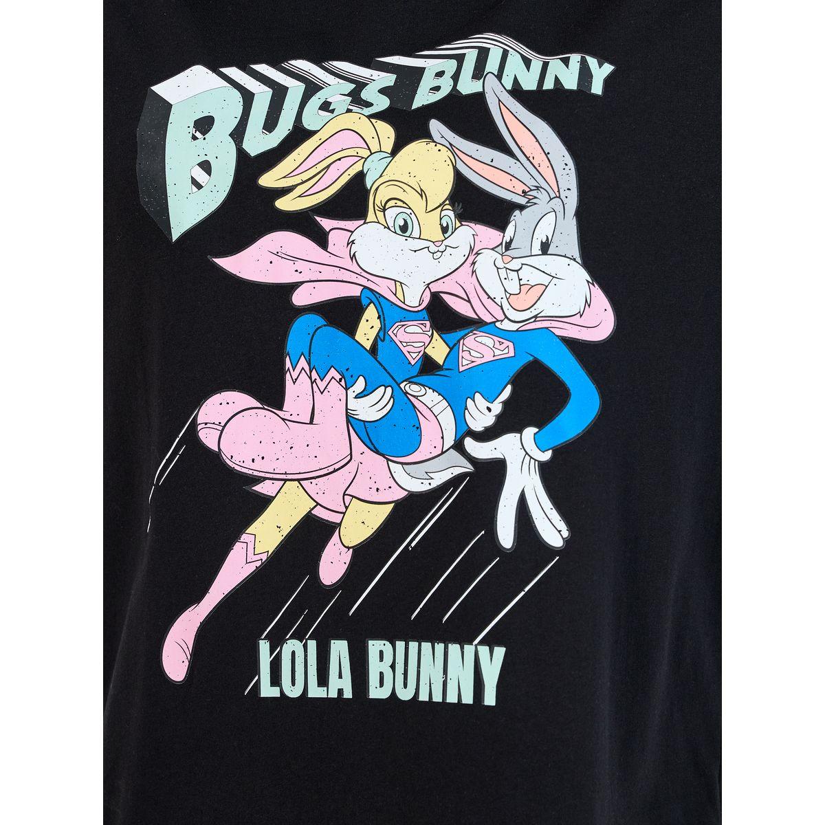 تيشيرت فضفاض بطبعة باغز باني-women-clothing-tshirts-image-3