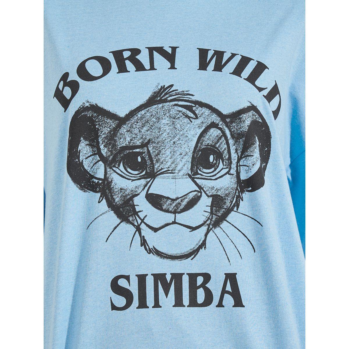 Styli Oversized Born Wild Simba Graphic T-Shirt-women-clothing-tshirts-image-3