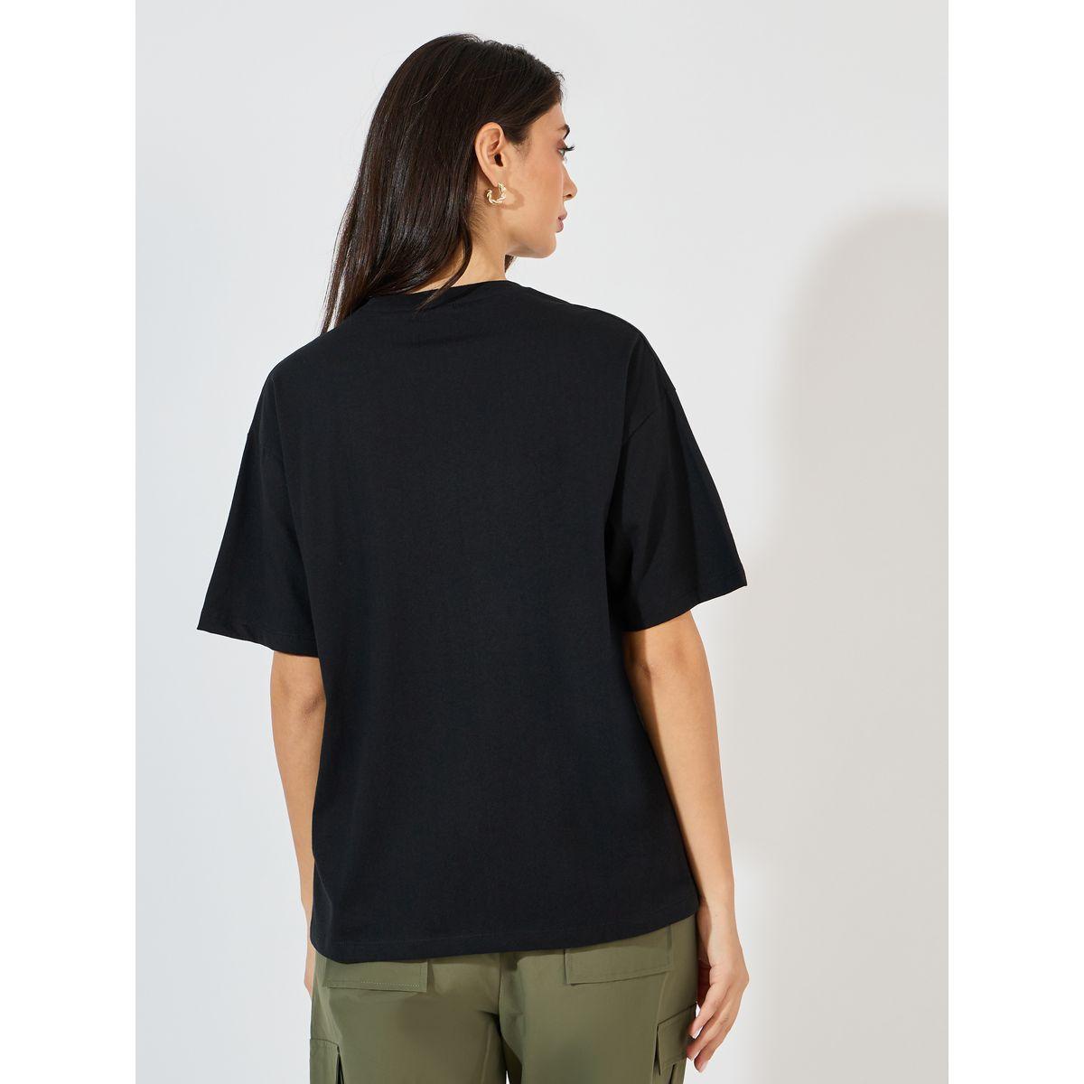 Styli Mickey & Friends Graphic Short Sleeve Oversized T-Shirt-women-clothing-tshirts-image-4