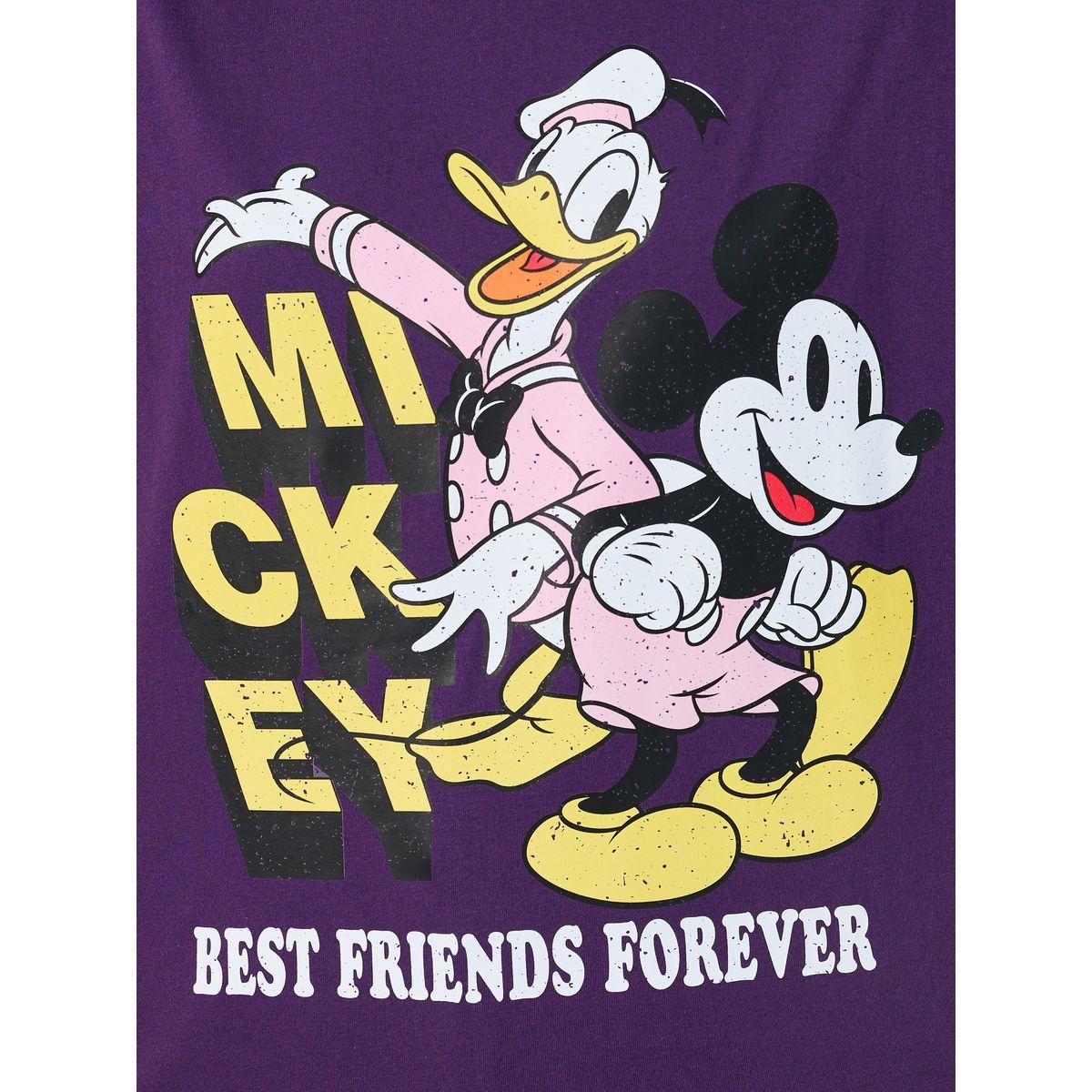 Styli Mickey Mouse & Donald Print Oversized T-Shirt-women-clothing-tshirts-image-3