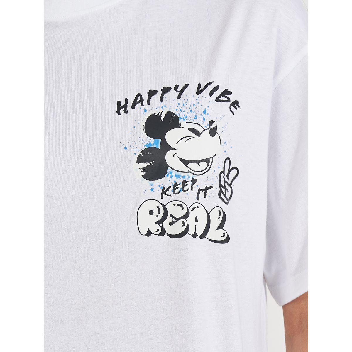 Styli Mickey Mouse Happy Vibe Graphic Oversized T-Shirt-women-clothing-tshirts-image-3