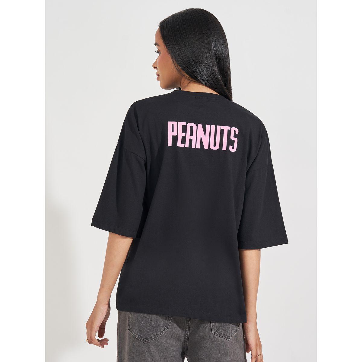 تيشيرت فضفاض مطبع بطبعة جرافيك-women-clothing-tshirts-image-3