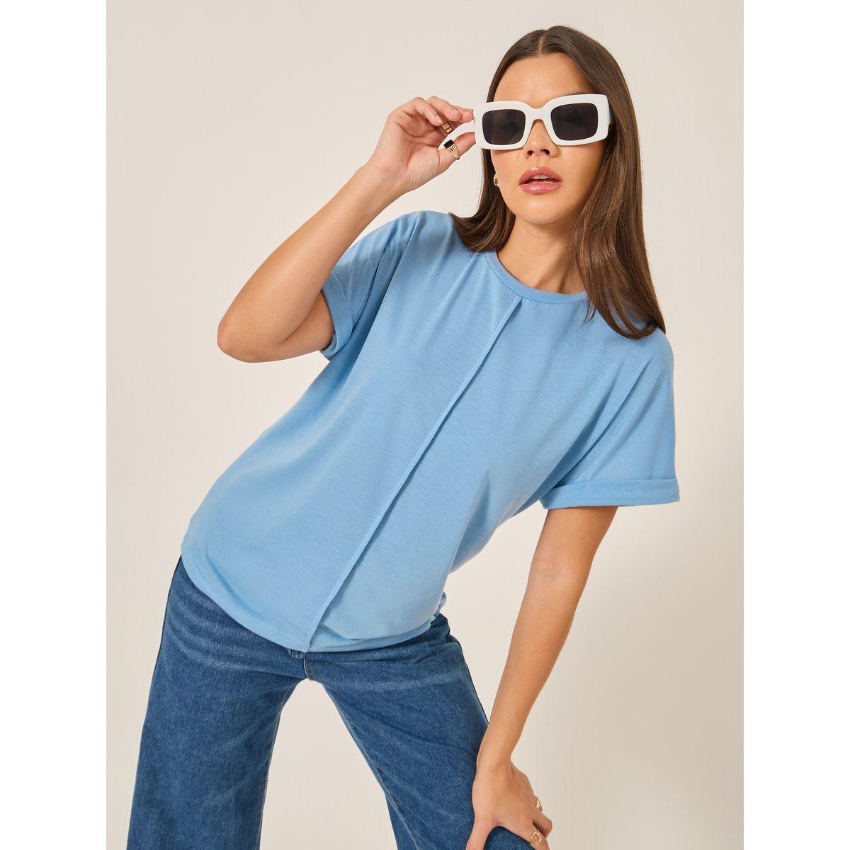 Styli Regular Fit Round Neck T-Shirt-women-clothing-tshirts-image-1