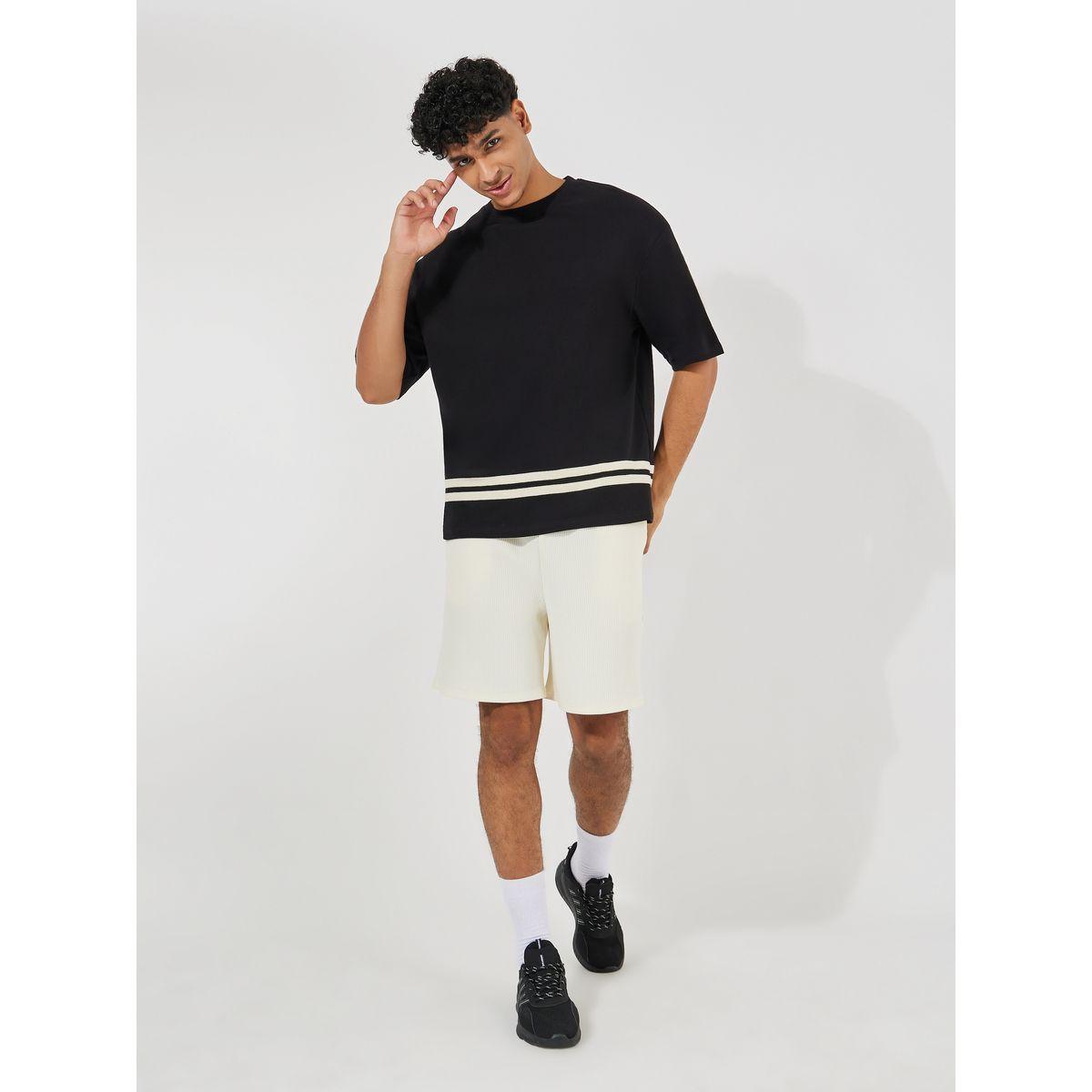Styli Premium Back Printed Panel Interlock Oversize T-Shirt With Striped Hem-men-clothing-tshirtsandpolos-tshirts-image-3