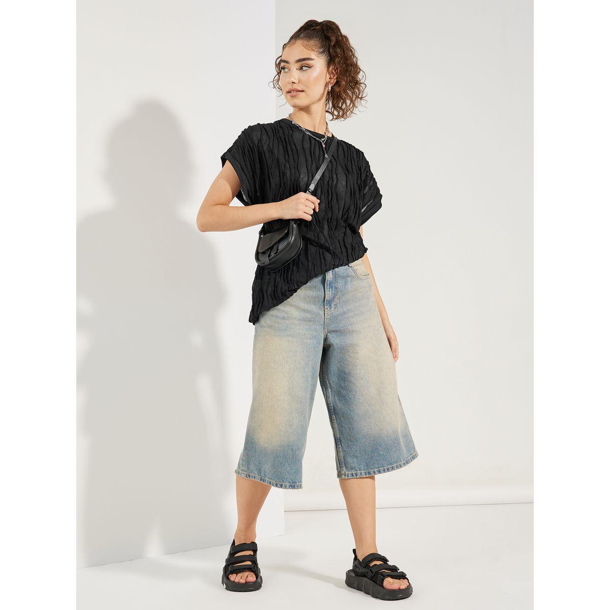 تيشيرت فضفاض بياقة دائرية-women-clothing-tshirts-image-2