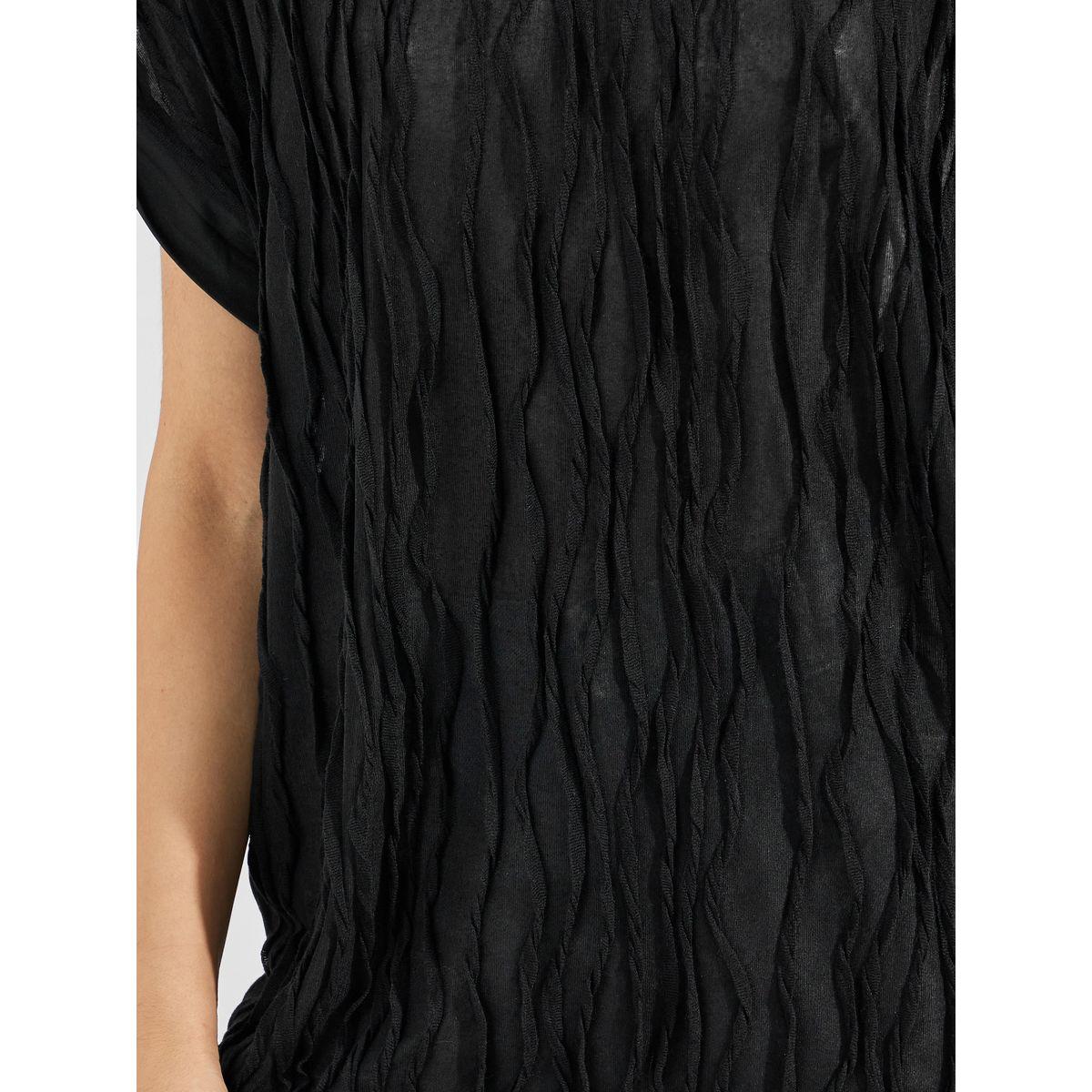 Styli Oversized Textured Round Neck T-Shirt-women-clothing-tshirts-image-3