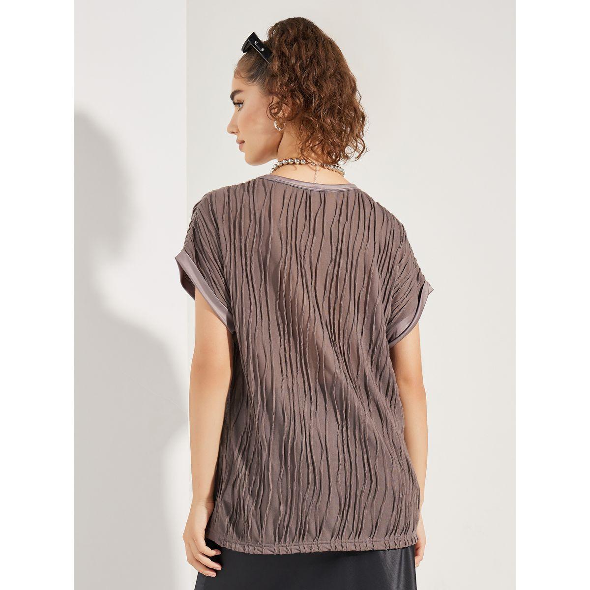 تيشيرت فضفاض بياقة دائرية-women-clothing-tshirts-image-5