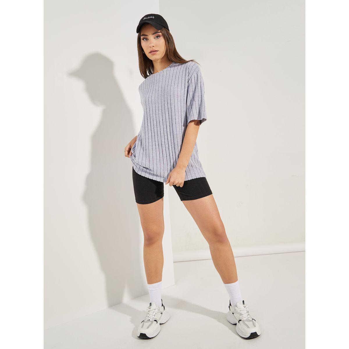Styli Oversized Soft Touch Ribbed T-Shirt-women-clothing-tshirts-image-2