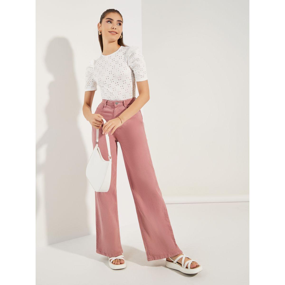 Styli Schiffli Bodysuit with Puff Sleeves-women-clothing-shirtsandblouses-blouses-image-2