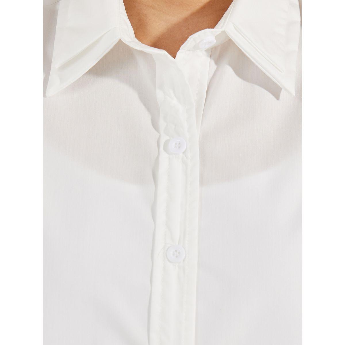 Styli Solid Woven Double Collar Oversized Shirt-women-clothing-shirtsandblouses-shirts-image-4