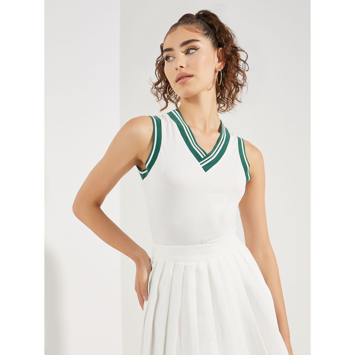 بودي سوت محبوك ومزين بنمط فارسيتي-women-clothing-tshirts-image-2