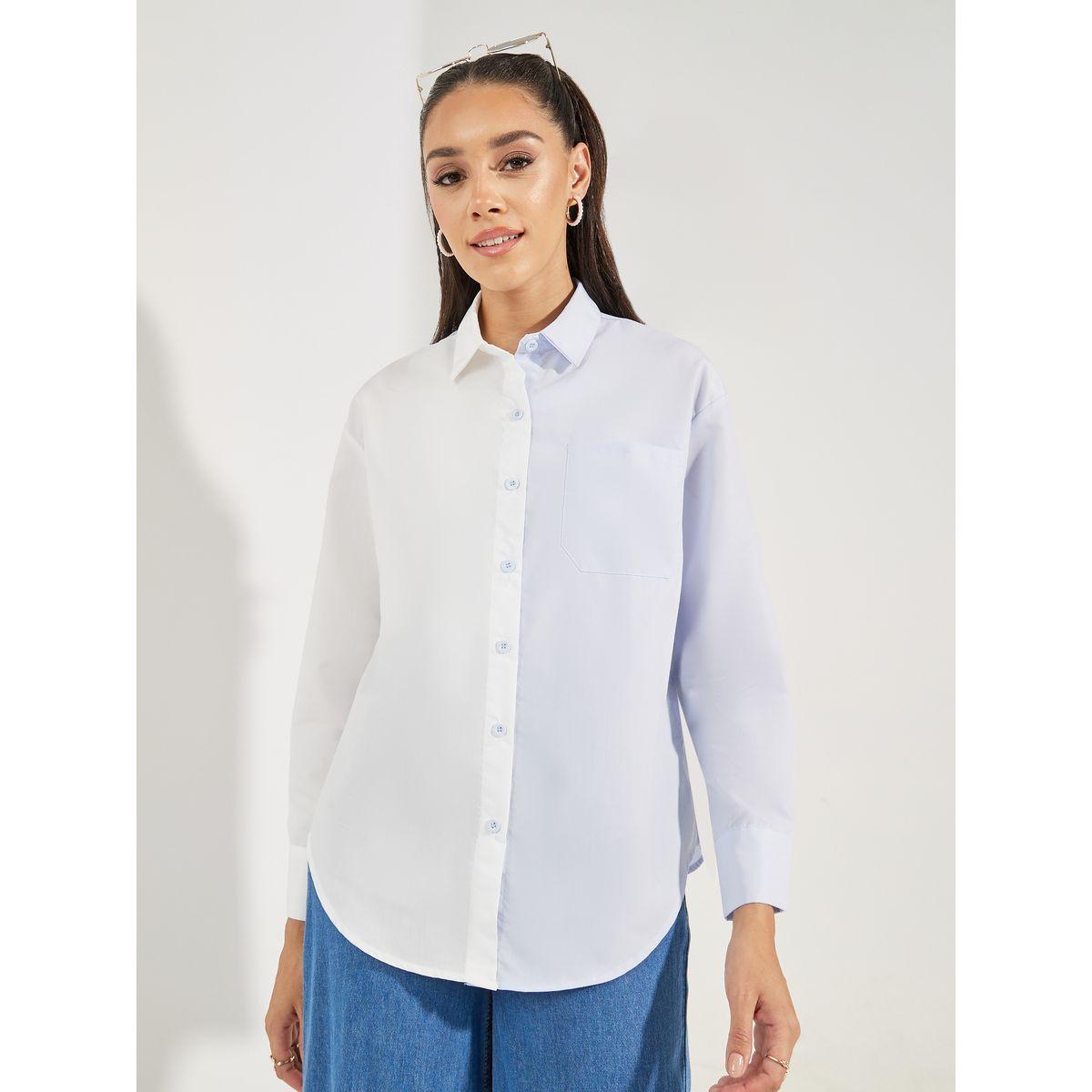 Styli Oversized Color Block Longline Shirt-women-clothing-shirtsandblouses-shirts-image-3