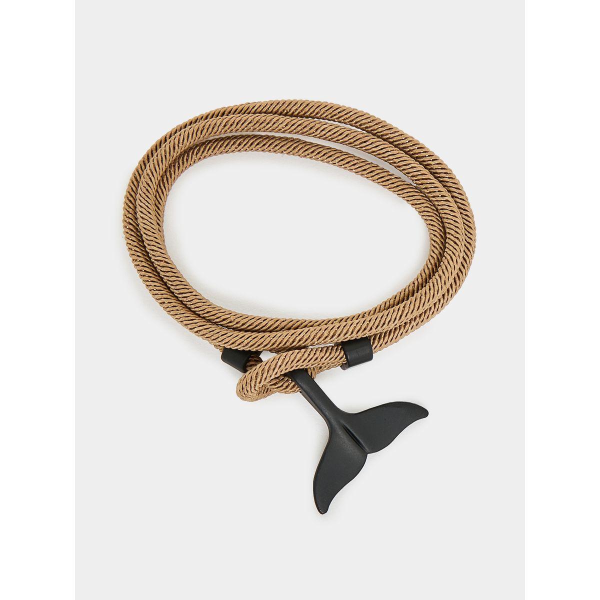 سوار يد بنمط حبل مع مشبك بخطاف وحلقة للغلق-men-watchesandjewellery-bracelets-image-3