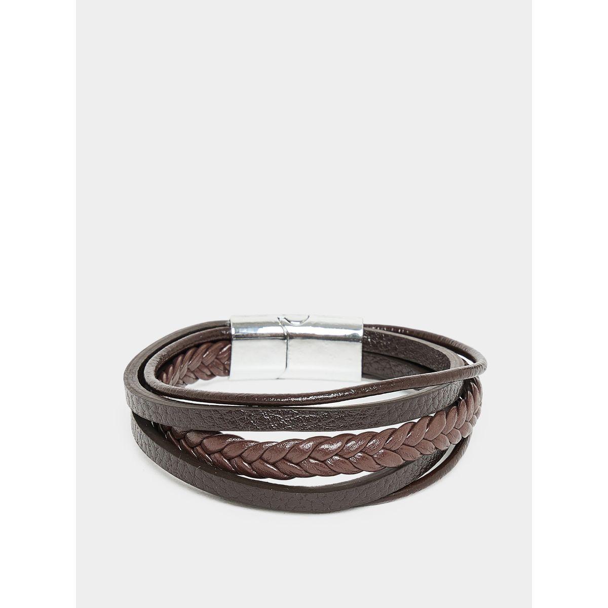 سوار يد مزين بحلية معدنية-men-watchesandjewellery-bracelets-image-3