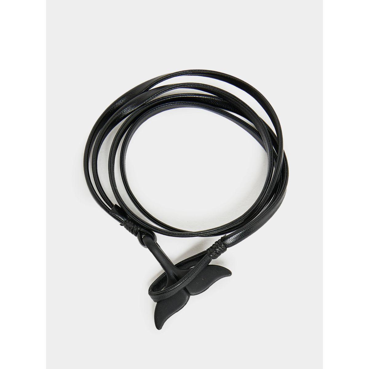 سوار يد بنمط حبل مع مشبك بخطاف وحلقة للغلق-men-watchesandjewellery-bracelets-image-1