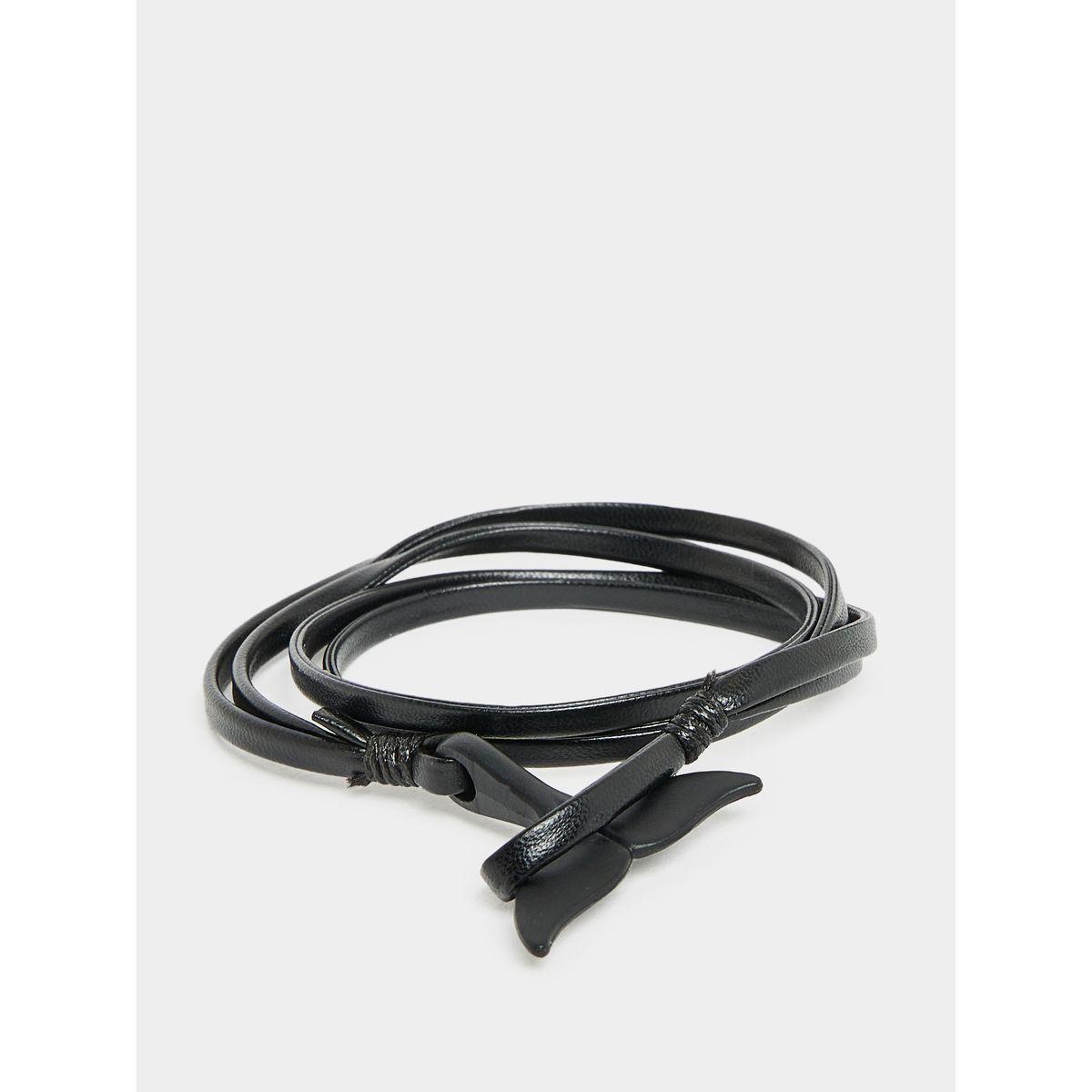 سوار يد بنمط حبل مع مشبك بخطاف وحلقة للغلق-men-watchesandjewellery-bracelets-image-2