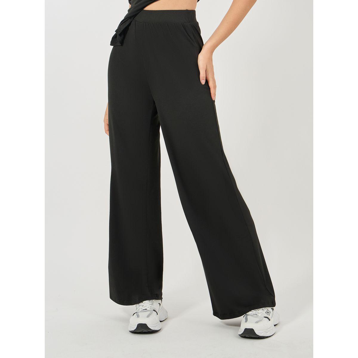 Styli Asymmetric Hem Button Detail Knit Top & Jogger Co-Ords-women-clothing-coordsets-image-5