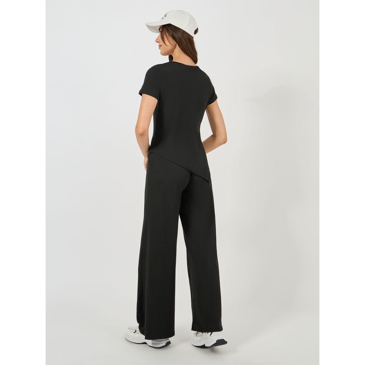 طقم منسق من جوغر مع بلوزة محبوكة بازرار غلق-women-clothing-coordsets-image-6