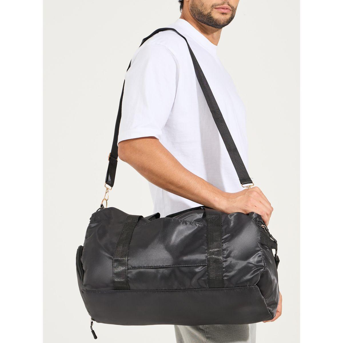 Styli Solid Sports Bag with Double Handle-travel-luggagesandbags-dufflebags-image-3
