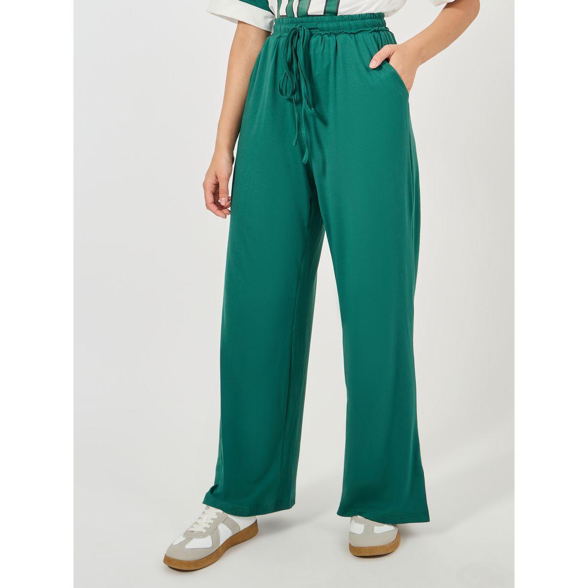 Styli Varsity Slogan T-Shirt & Wide Leg Jogger Co-Ords-women-clothing-coordsets-image-5