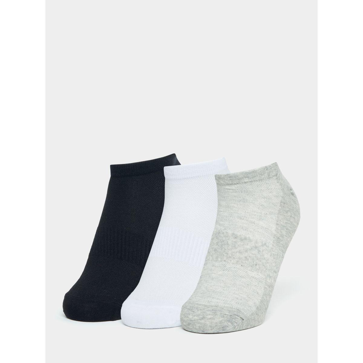 Styli Pack of 3 - Ribbed Ankle Length Socks-men-socks-image-1