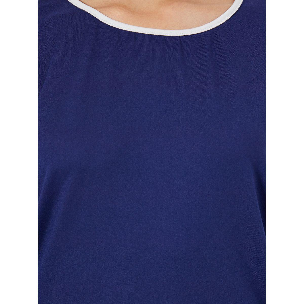 Styli Contrast Piping Detail T-Shirt & Joggers Co-Ords-women-clothing-coordsets-image-3