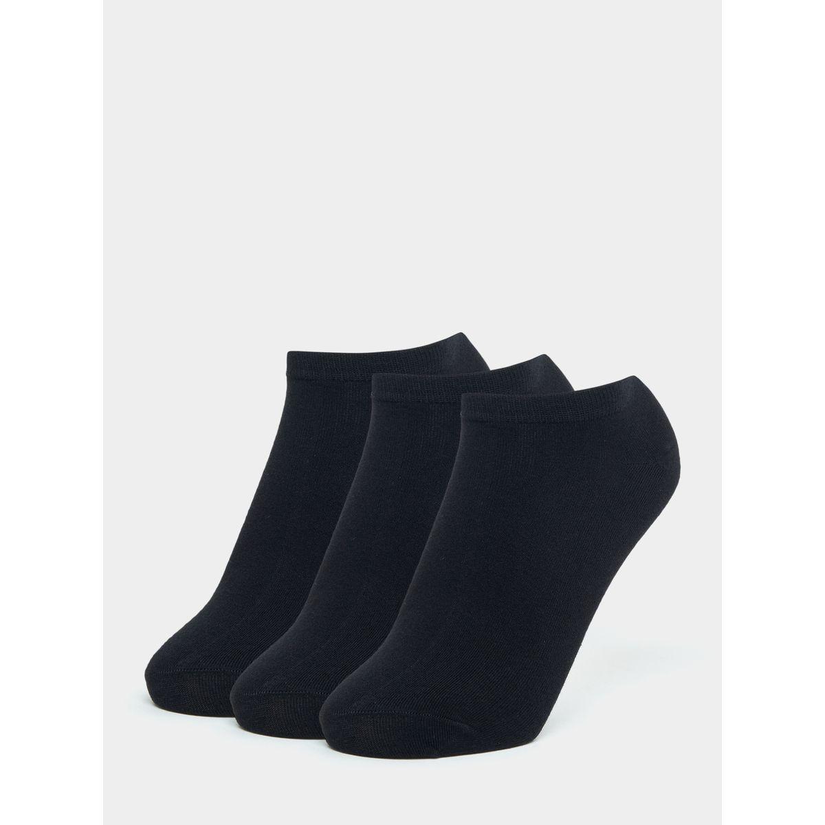 Styli Pack of 3 - Ribbed Ankle Length Socks-men-socks-image-1