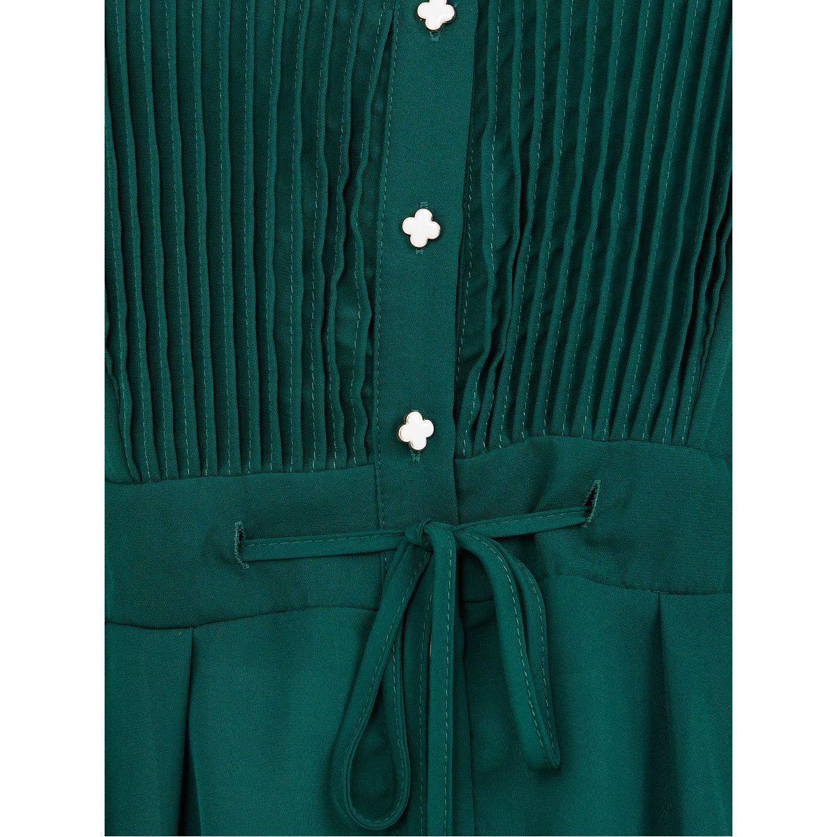Styli Pintuck Yoke Blouse with Tie Detail-women-clothing-shirtsandblouses-blouses-image-3